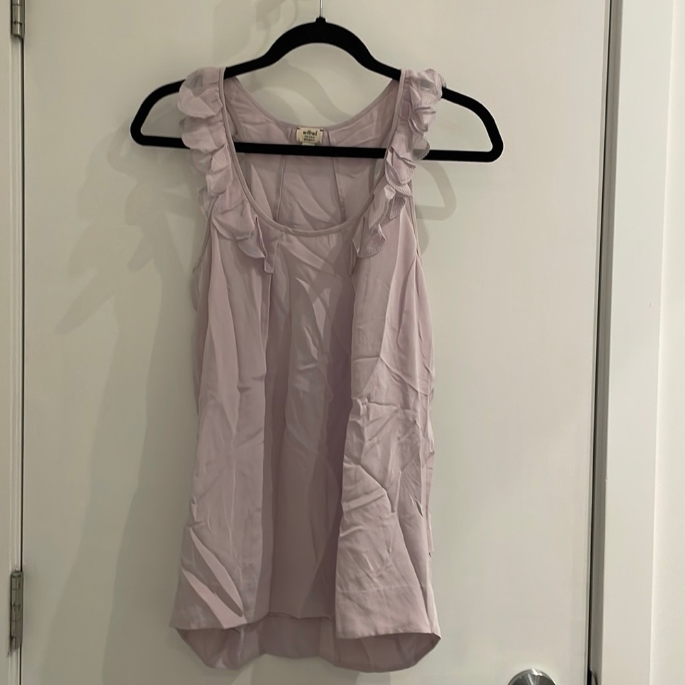 Aritzia silk top